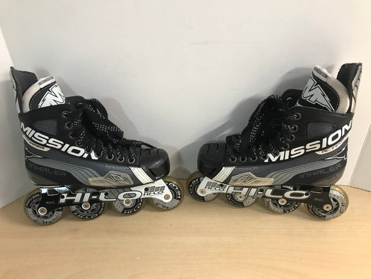 Hockey Roller Hockey Skates Child Size 4 E Shoe Size Mission Inhaler Informer Worn Twice