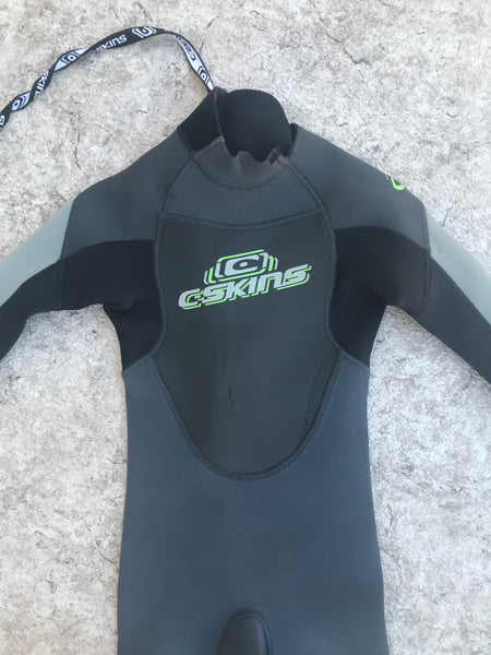 Wetsuit Child Size 8-10 Full 3-2 mm Piece Of Neck Removed Rest Excellent