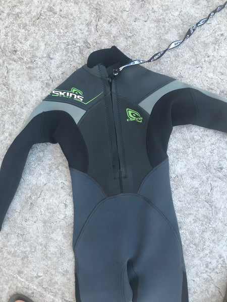 Wetsuit Child Size 8-10 Full 3-2 mm Piece Of Neck Removed Rest Excellent