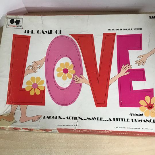 Vintage 1968 Hasbro RARE The Game Of Love Original Version of Twister