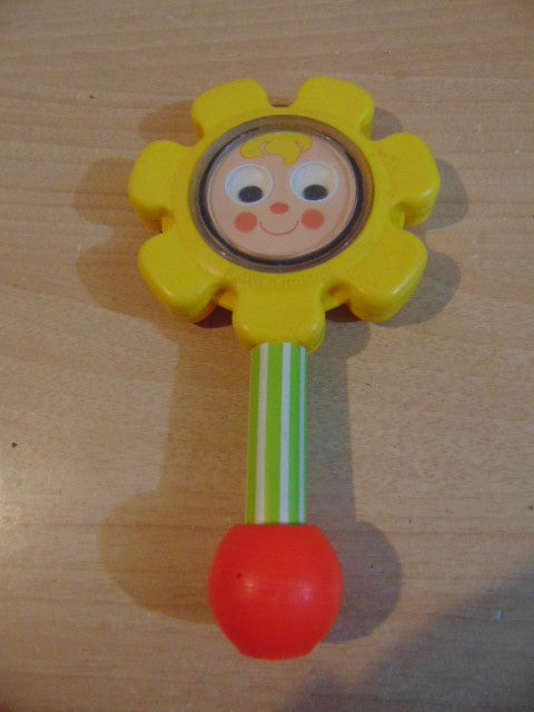 Fisher Price Vintage Toys 1970s Sunflower Baby Rattle
