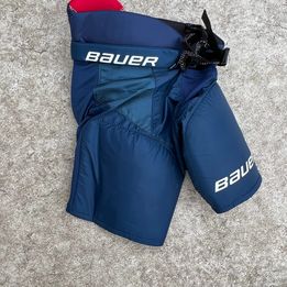 Hockey Pants Child Size Junior Small Age 6-8 Bauer Denim Blue New Demo Model