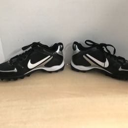 Football Rugby Baseball Shoes Cleats Men's Size 11 Nike As New Black White
