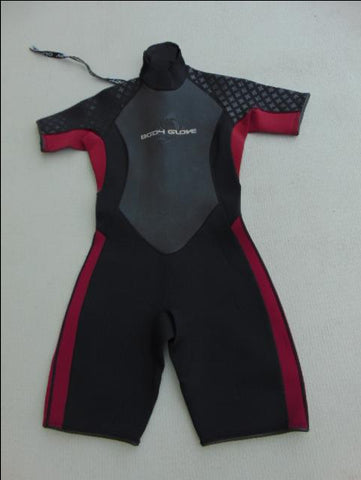 Wetsuit Ladies Size 11-12 Body Glove 2-3 mm Neoprene Black Raspberry New Demo