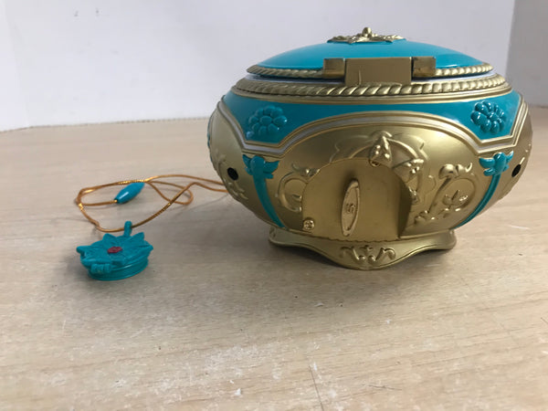 Anastasia RARE NEW Vintage Spinning Once Upon A December Music Box & Necklace As New Highly Collectible