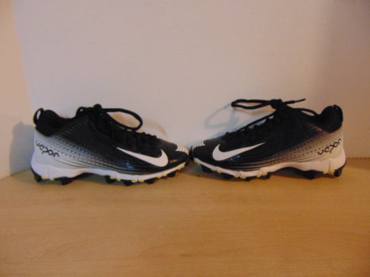 Baseball Shoes Cleats Child Size 5 Nike Vapor Black White