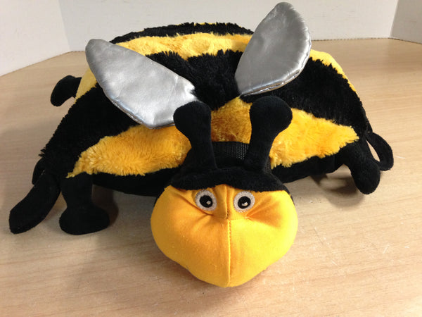 Blanket Pets Zoobies Bing The Bumble Bee AnimalPillow  Large Comfy Blanket 35 x 55 inch All In One As New