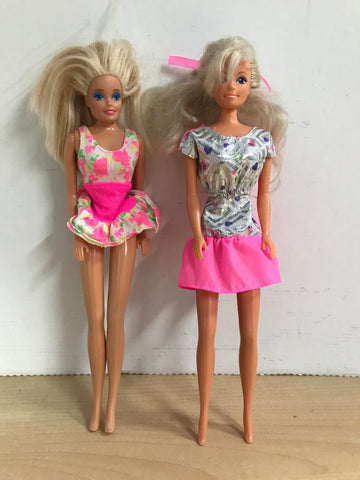 Barbie Vintage 1990's 2 Dolls Excellent