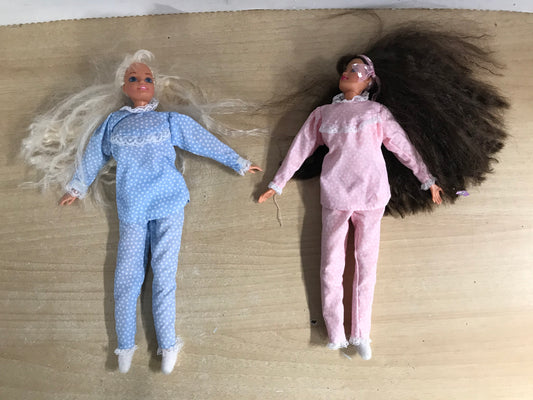 Barbie 1994 Vintage Slumber Party Soft Body Dolls Teresa and Midge Excellent RARE
