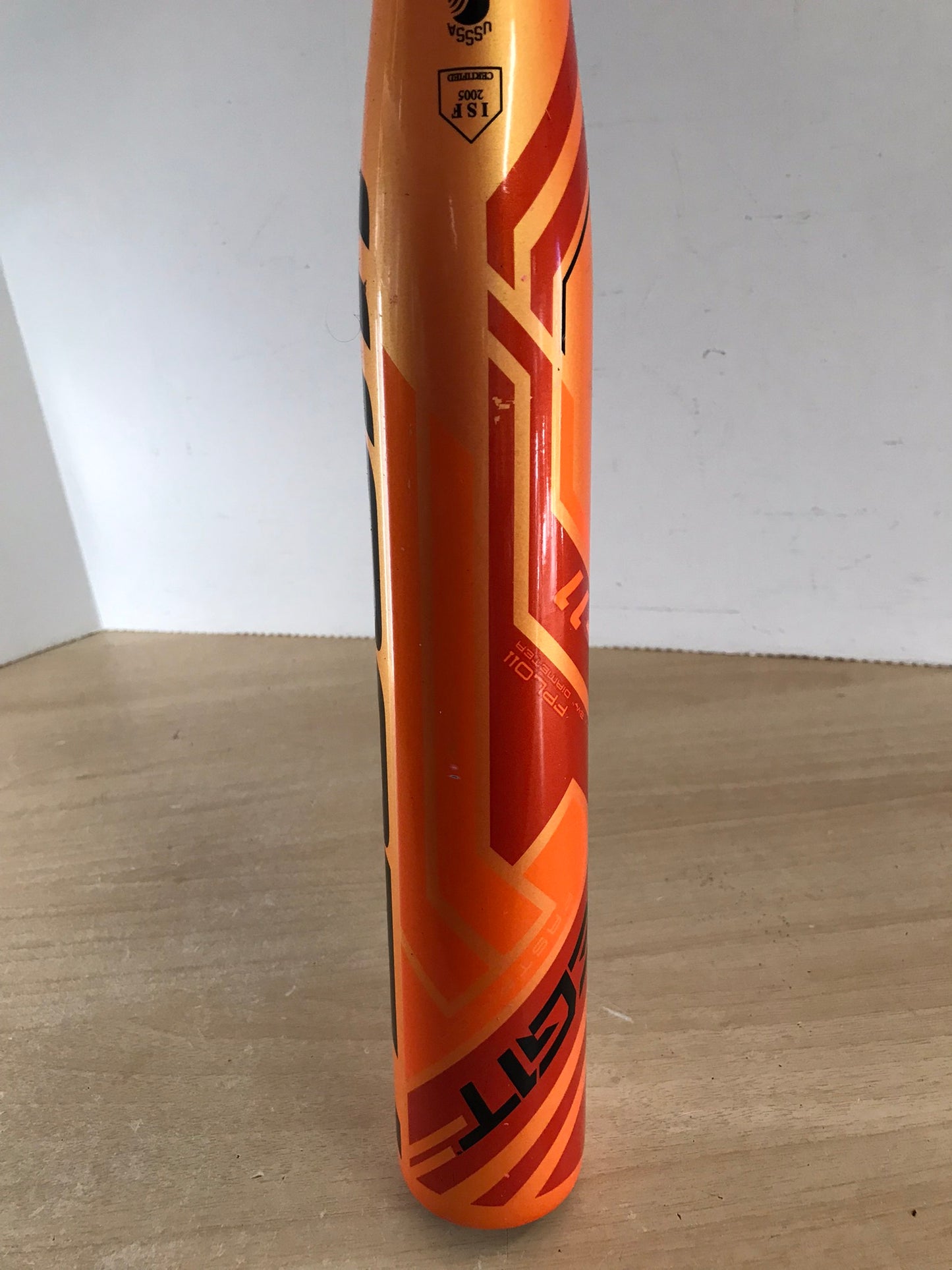 Baseball Bat 29 inch Worth Legit X Tended Sweet Spot Softball Fastpitch Tangerine Gold Excellent