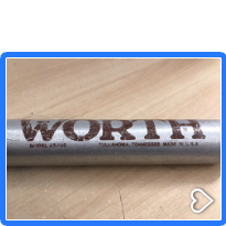 Baseball Bat 30 inch Worth Vintage Ball Buster X Large Softball Steel RARE
