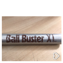 Baseball Bat 30 inch Worth Vintage Ball Buster X Large Softball Steel RARE