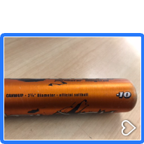 Baseball Bat 31 inch 21 oz Worth Whiplash Softball Fastpitch Black Copper