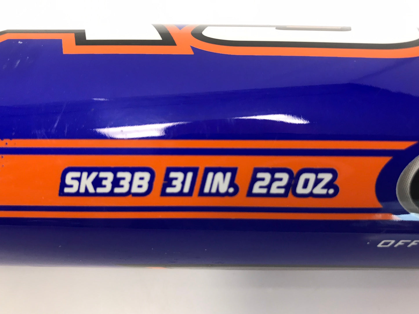 Baseball Bat 31 inch 22 oz Easton Cyclone Blue Oranage Excellent