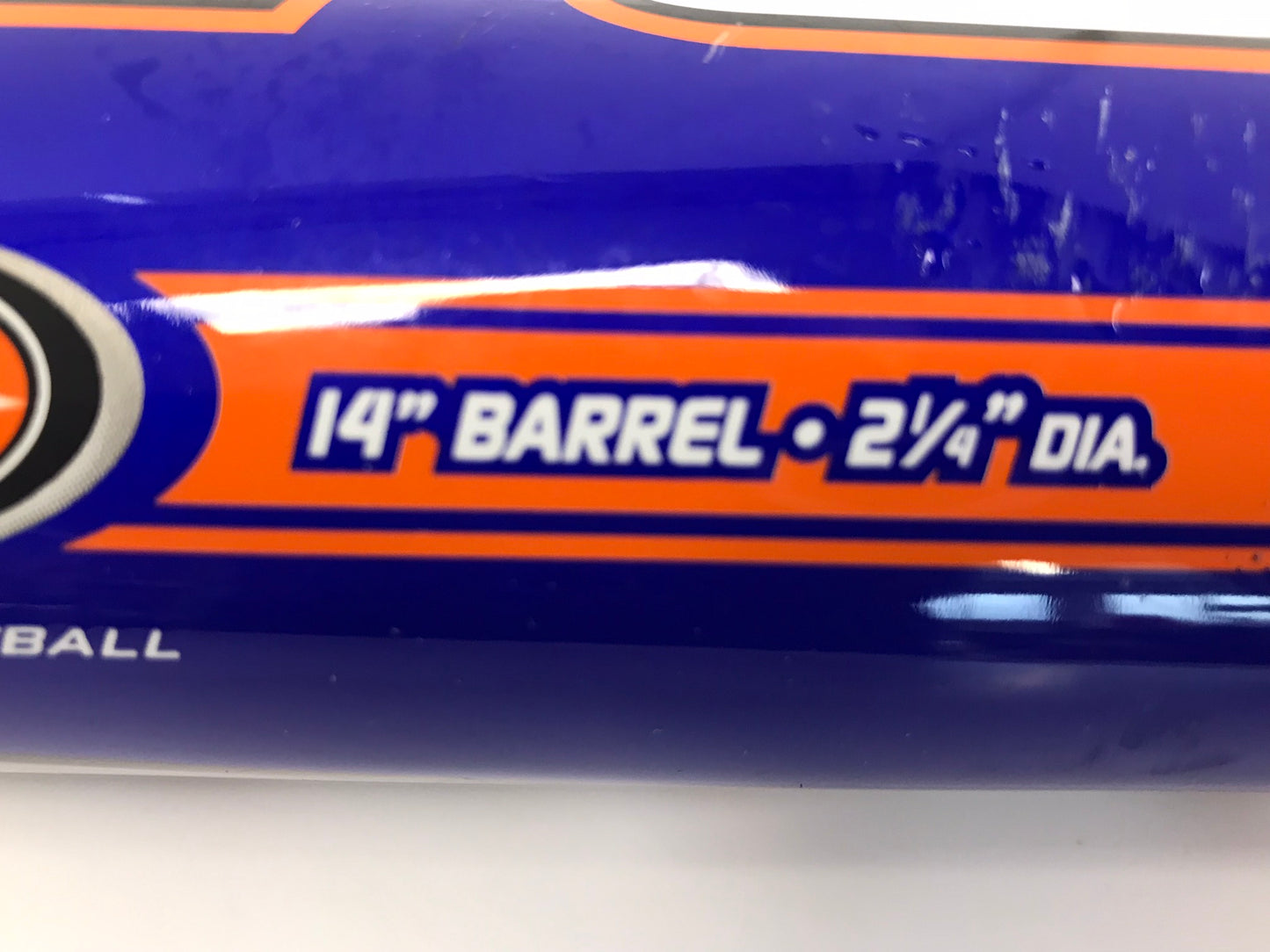 Baseball Bat 31 inch 22 oz Easton Cyclone Blue Oranage Excellent