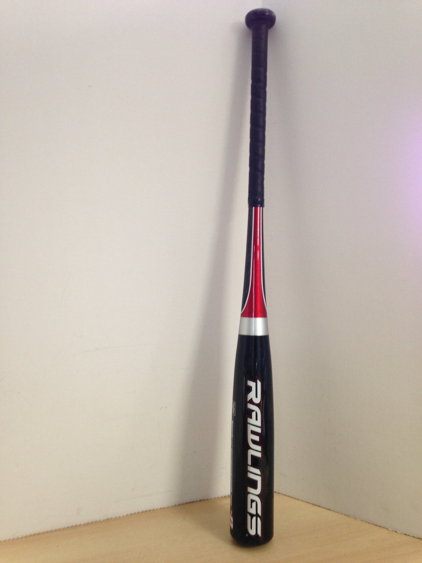 Baseball Bat 32 Inch 24 oz Rawlings Plasma Black Red As New