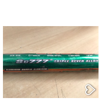 Baseball Bat 34 inch 28 oz Easton Tri Shell Softball Green Orange