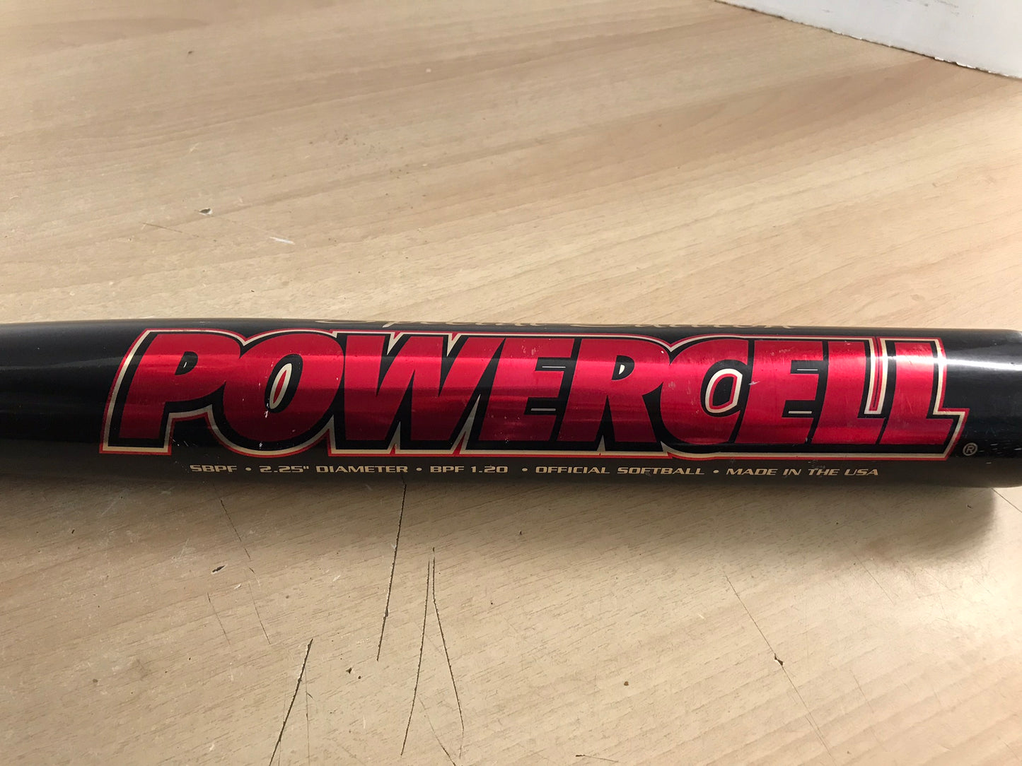 Baseball Bat 34 inch 28 oz Worth Special Edition Softball Gold Red Black Excellent