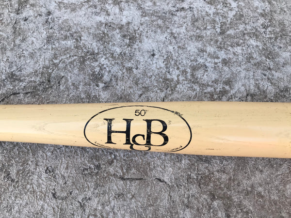 Baseball Bat Vintage H&B Hillerich & Bradsby No. 50 Wood Softball Bat Walloper Louisville Kentucky Rare