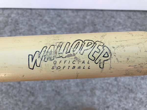 Baseball Bat Vintage H&B Hillerich & Bradsby No. 50 Wood Softball Bat Walloper Louisville Kentucky Rare