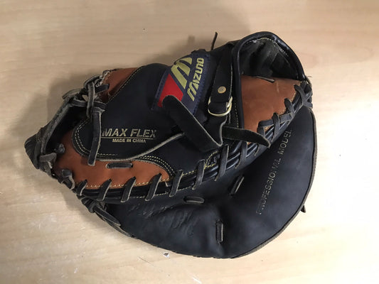 Baseball Catchers Mitt Mizuno Professional Youth Large Soft Leather Excellent Fits Right Hand