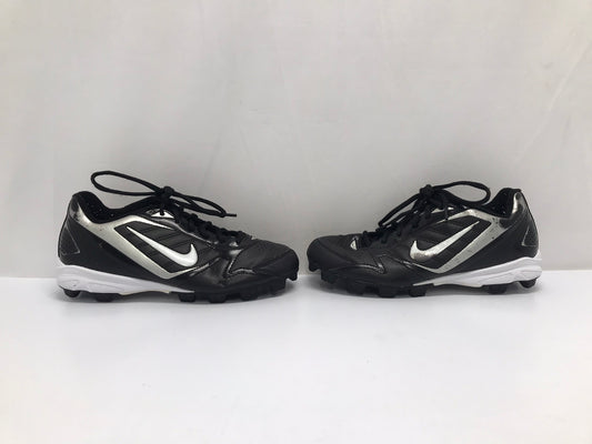 Baseball Shoes Cleats Men's Size 6 Nike Black White Some Marks