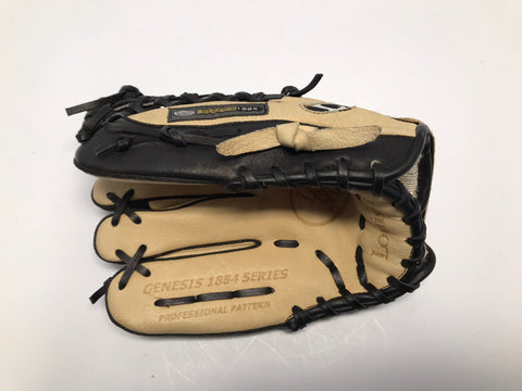 Baseball Glove Adult Size 11.5 inch Louisville Genesis Tan and Black Fits RIGHT Hand New Demo Model