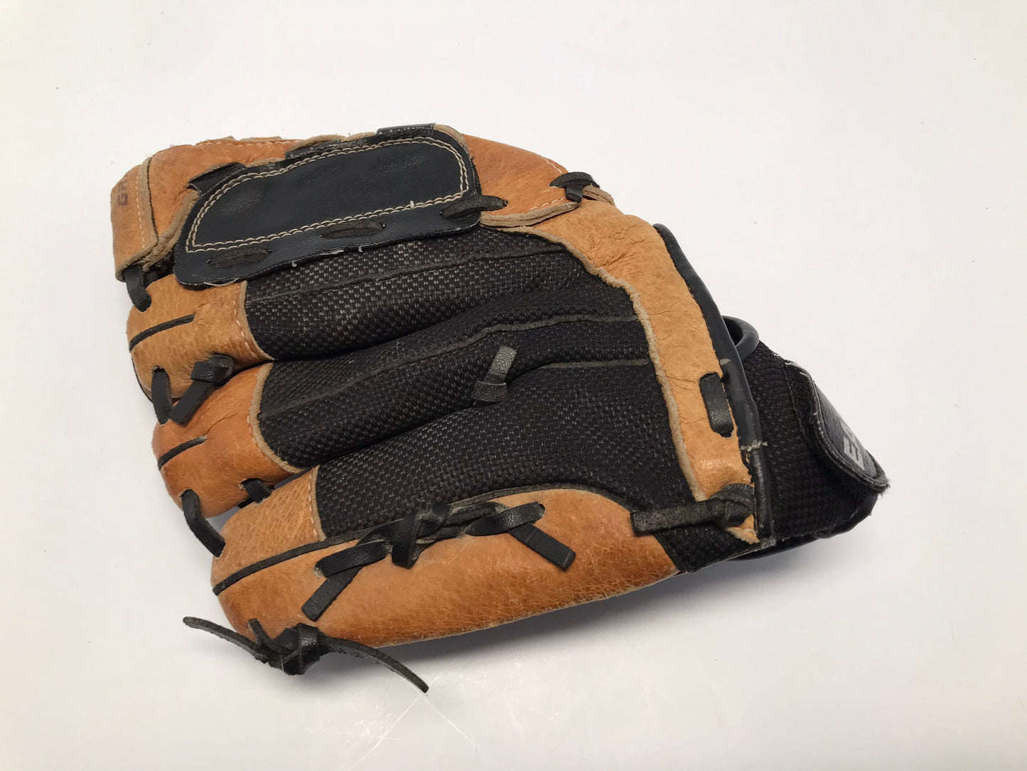 Baseball Glove Adult Size 11 inch  Easton Brown Black Soft Leather Fits on Left Hand