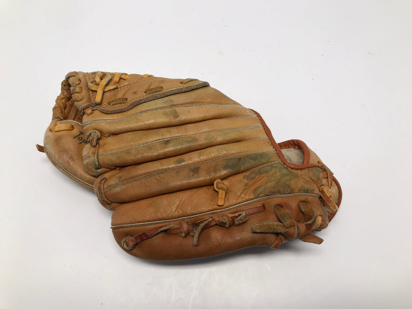 Baseball Glove Adult Size 12 inch Cooper Vintage Brown  Leather Fits on Left Hand