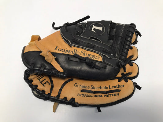Baseball Glove Adult Size 12 inch Louisville Slugger    Leather Fits on  Left Hand As New
