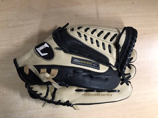Baseball Glove Adult Size 13 inch Louisville Slugger Tan Black Leather Fits on Left Hand New Demo Model