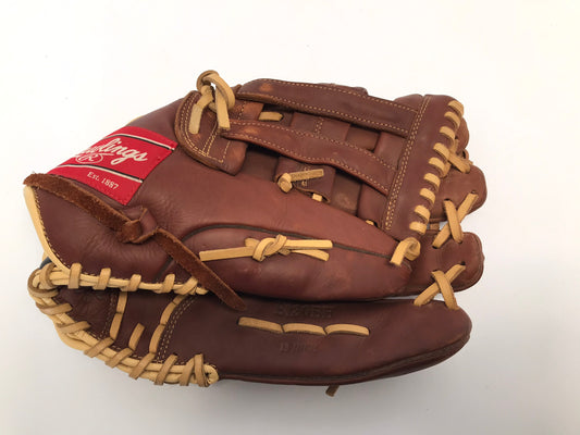 Baseball Glove Adult Size 13 inch Rawlings Fits On Left Hand Outstanding Quality New Demo Model