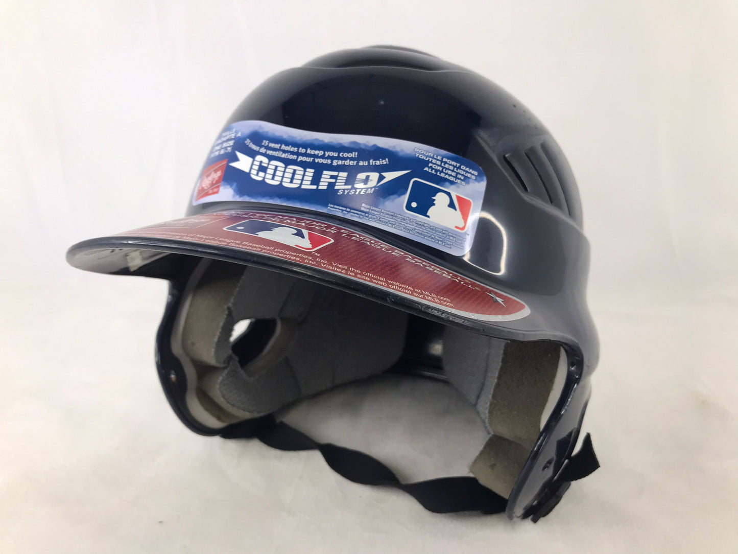 Baseball Helmet Child Junior Size 6.5-7.5 inch Rawlings Cool Flow Marine Blue