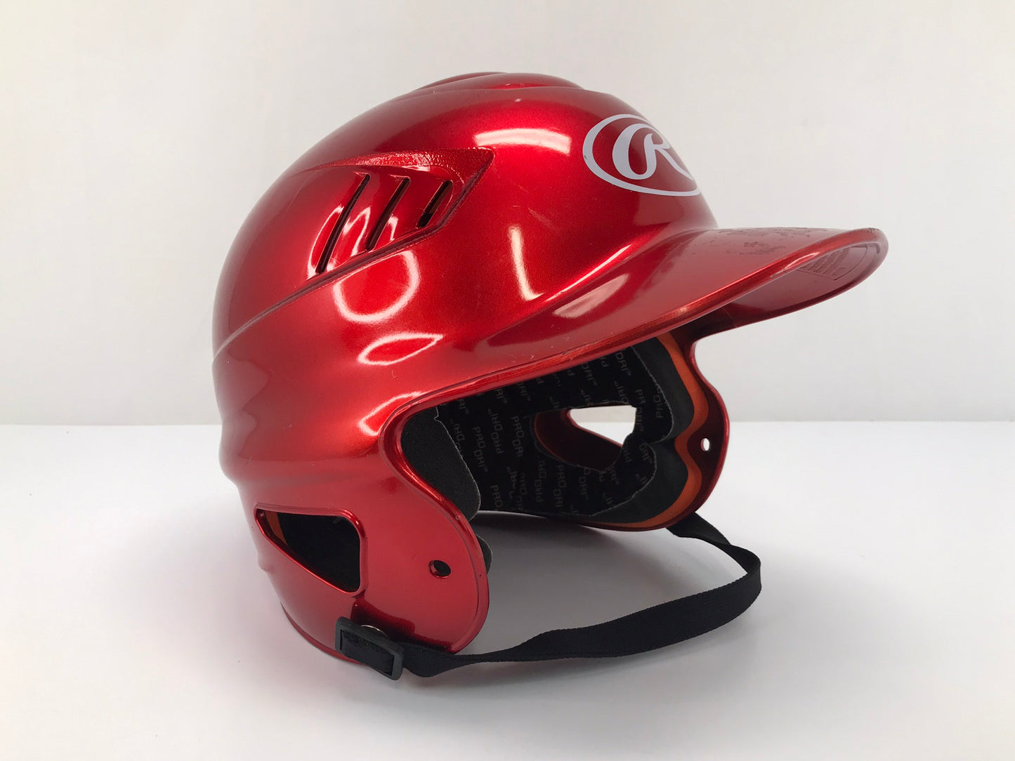 Baseball Helmet Child Size 6.25-7.5 Junior Rawlings Brilliant Red As New