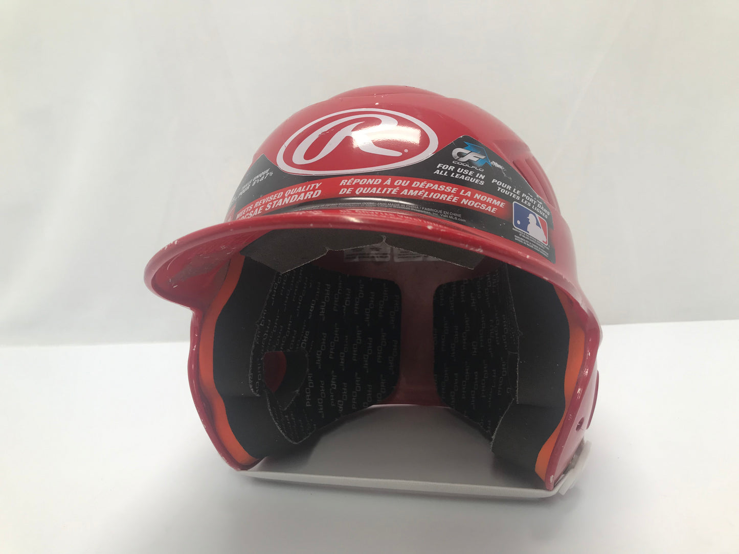Baseball Helmet Child Size Junior 6.5-7.5 Rawlings Red