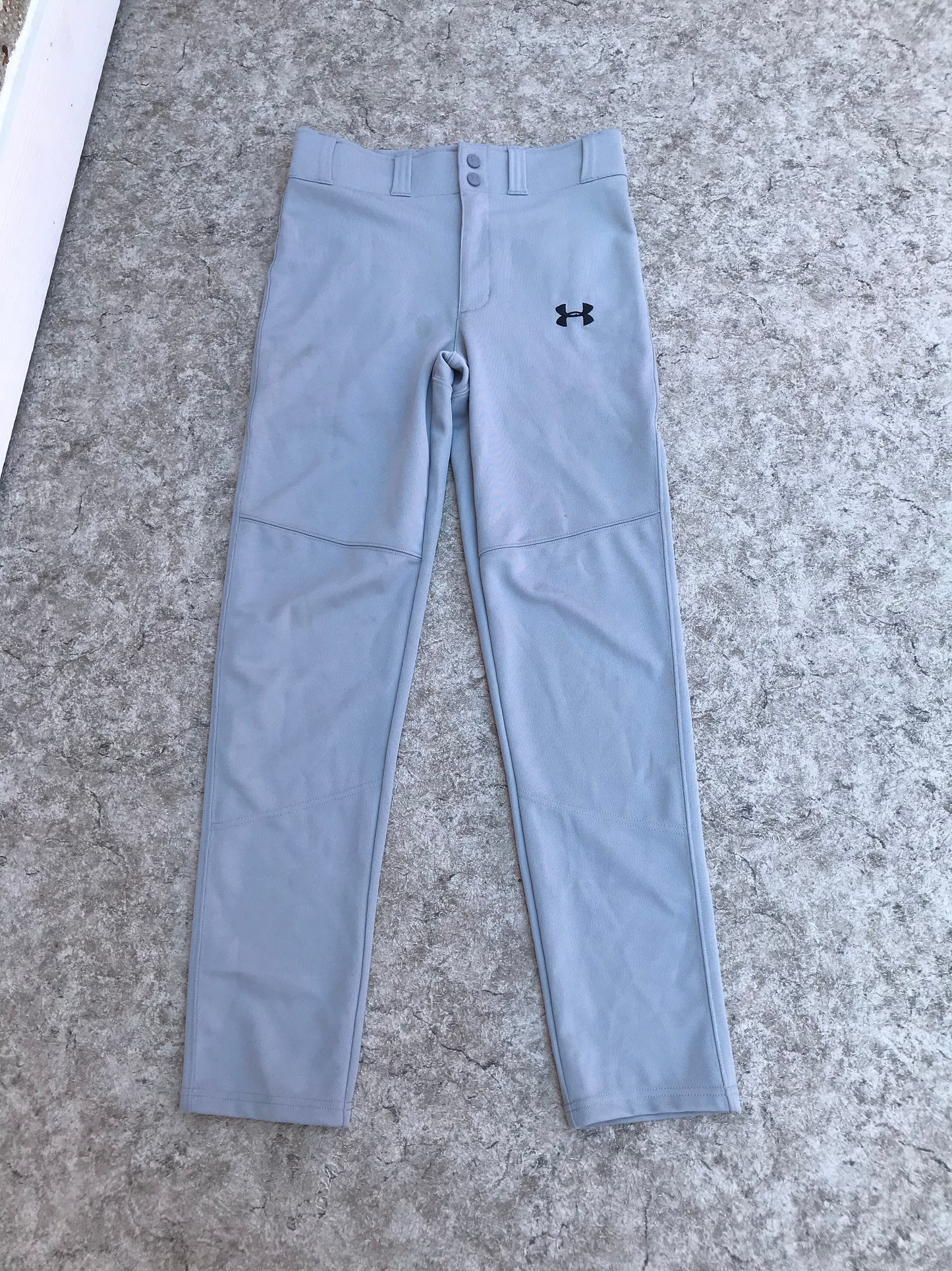 Baseball Pants Child Size Large Under Armour Grey Excellent