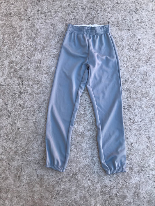 Baseball Pants Child Size Y Large  10-12 Grey  NEW