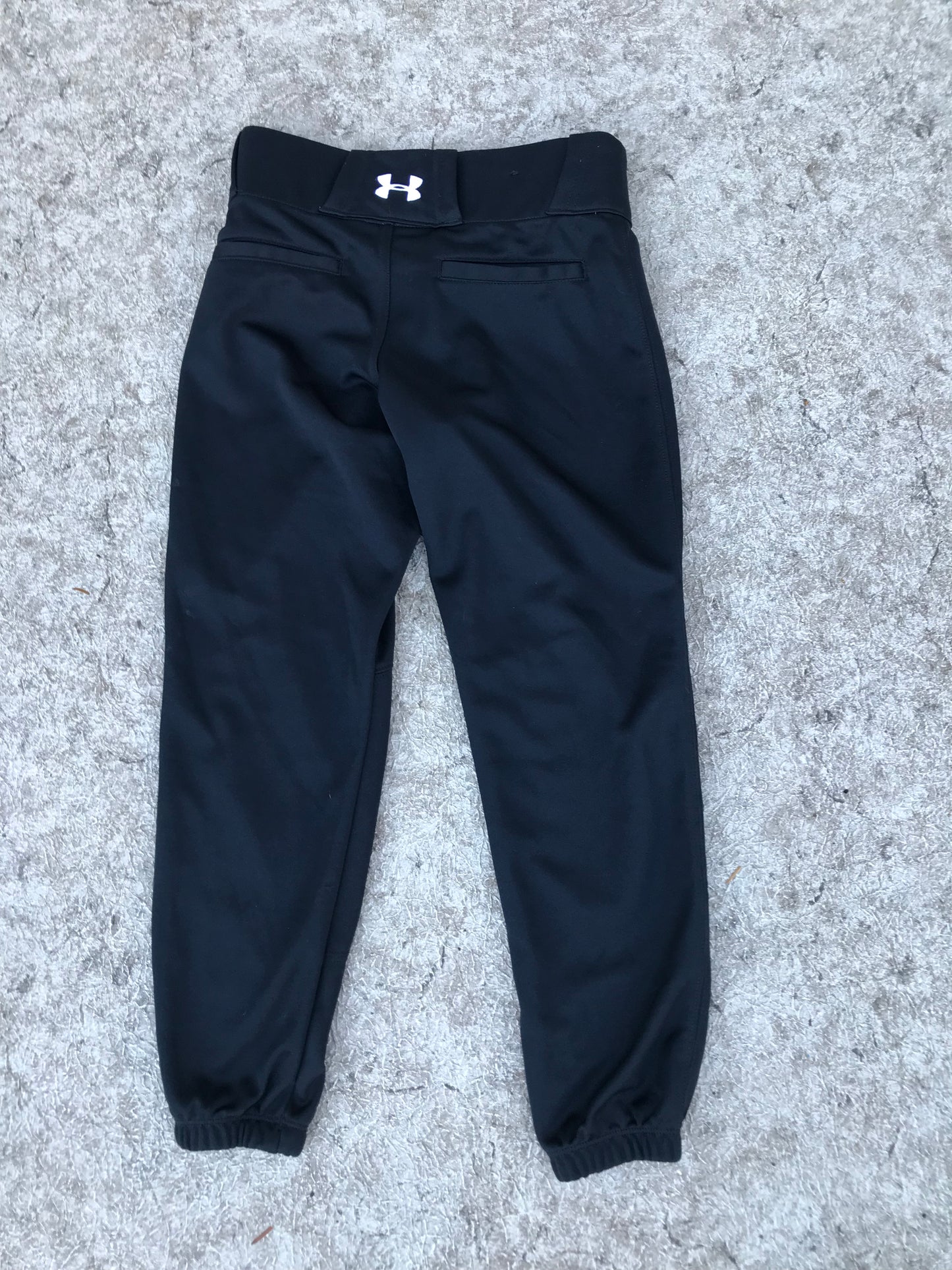 Baseball Pants Child Size Youth Small Under Armour Black As New