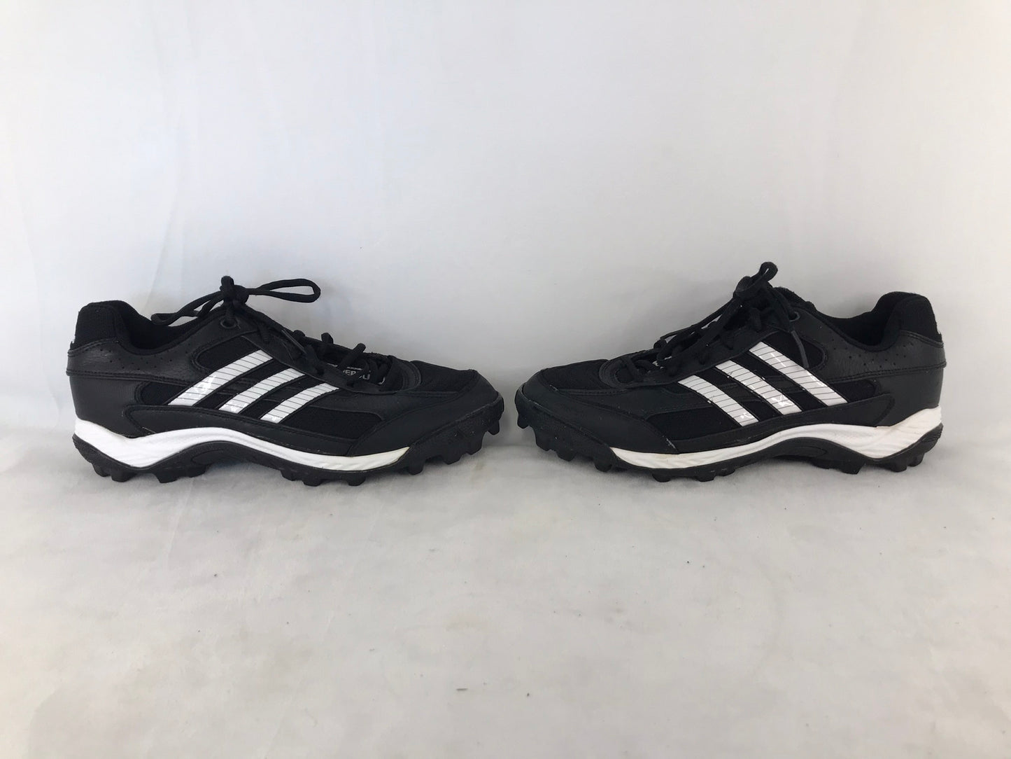 Baseball Shoes Cleats Men's Size 9 Adidas Black White