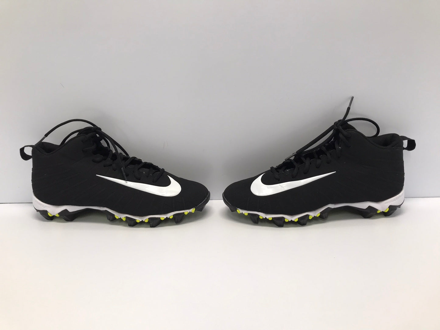 Baseball Shoes Cleats Men's Size 9 Nike Alpha Lime Black White New Demo Model