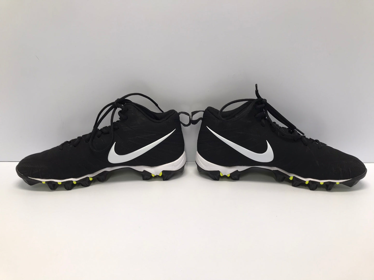 Baseball Shoes Cleats Men's Size 9 Nike Alpha Lime Black White New Demo Model