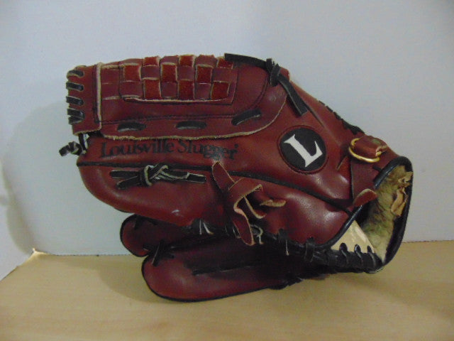 Baseball Glove Adult Size 12 inch Louisville Slugger Brown Leather Fits on RIGHT Hand