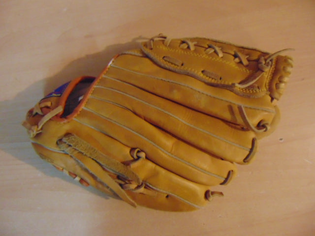 Baseball Glove Adult Size 12.5 inch Ferland Leather Tan Fits on RIGHT hand