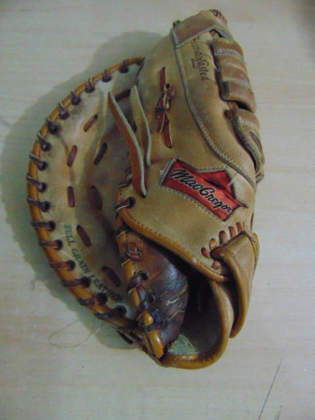Baseball Glove Adult Size 11 inch Youth First Basemen's MacGregor Leather Fits on RIGHT Hand