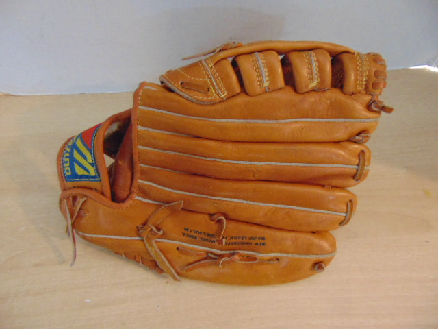 Baseball Glove Adult Size 13 inch Mizuno Light Flex Softball Brown Leather Fits on RIGHT Hand