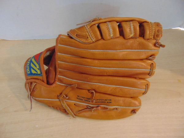 Baseball Glove Adult Size 13 inch Mizuno Light Flex Softball Brown Leather Fits on RIGHT Hand