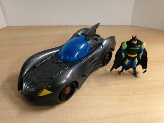 Batman Action Figure With Batmobile Excellent