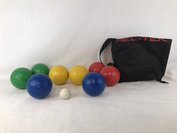 Bocce Ball Large Size Balls Family Set As New With Bag