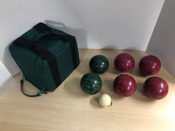 Bocce Ball Professional Heavy Balls Excellent Quality and Condition Missing 2 Balls