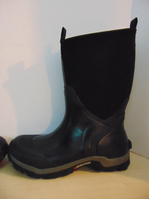 Bogs Style Men's Size 9 Baffin Swamp Neoprene Rubber Boots Excellent Black